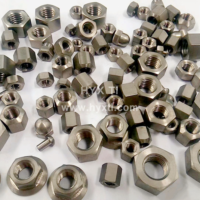 钛合金六角螺母M22X90螺栓螺母(图1)